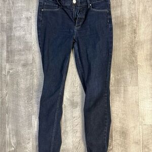 White House Black Market Navy Skinny Jeans